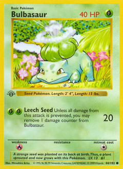 image of Bulbasaur card