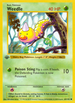 image of Weedle card