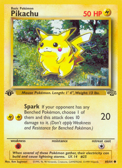 image of Pikachu card