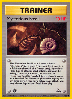 image of Mysterious Fossil card