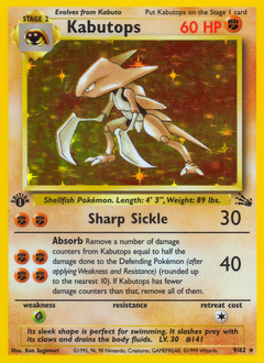 image of Kabutops card