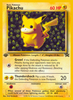 image of Pikachu card