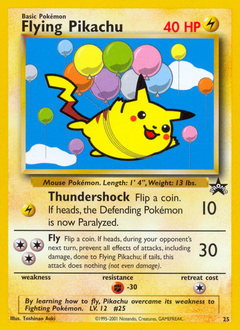 image of Flying Pikachu card