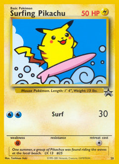 image of Surfing Pikachu card